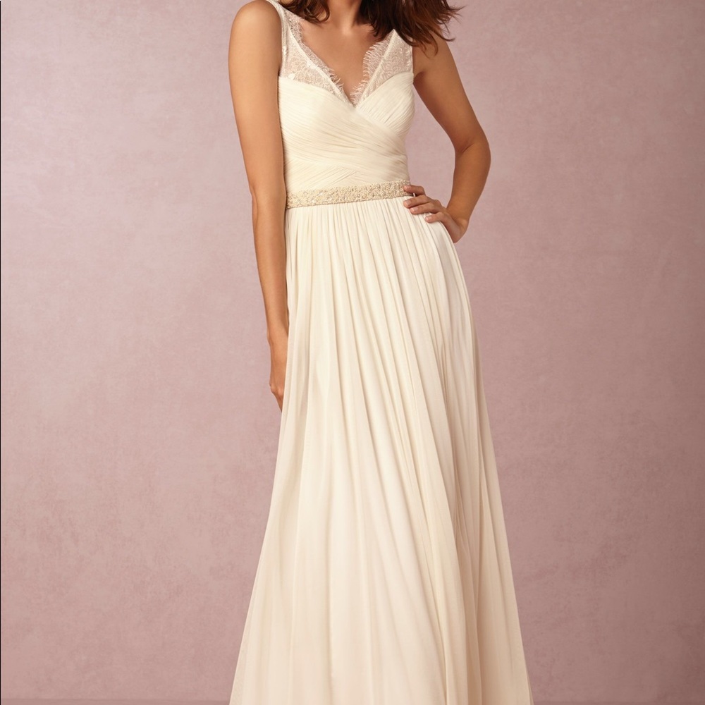 BHLDN Fleur Wedding Dress - Ivory 8